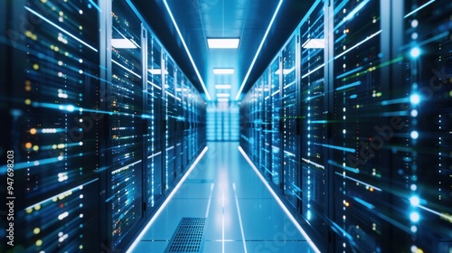 Wallpaper Mural Server Room - Data Center - Technology & Innovation Torontodigital.ca