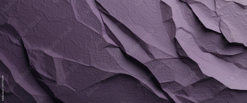 Obraz premium Abstract Texture of Crumpled Purple Paper