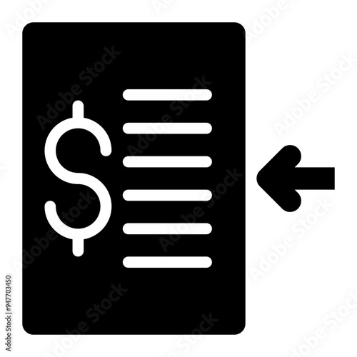 account receivable, accounts, statement, accounting, business solid or glyph icon