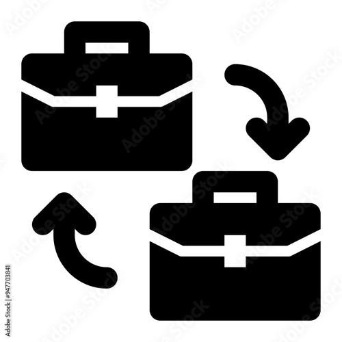 business to business, b2b, business model, collaboration, business solid or glyph icon