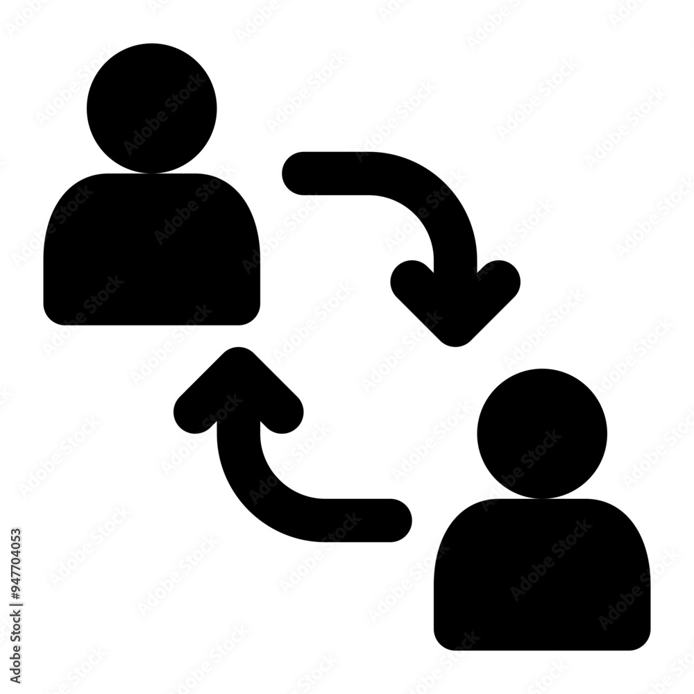 customer to customer, c2c, business model, collaboration, business solid or glyph icon customer to customer, c2c, business model, collaboration, business solid or glyph icon