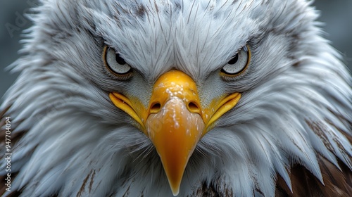 Close-up Portrait of an American Bald Eagle