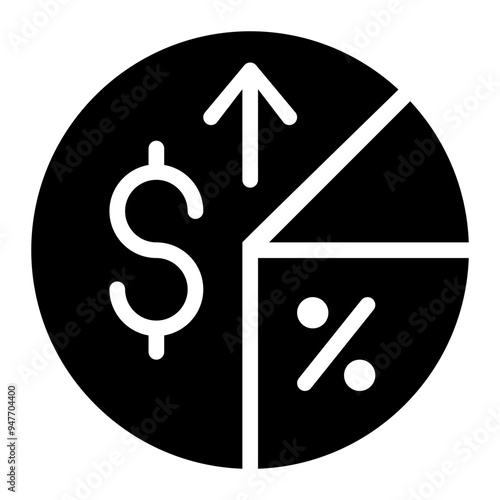 gross, margin, gdp, profit, business solid or glyph icon