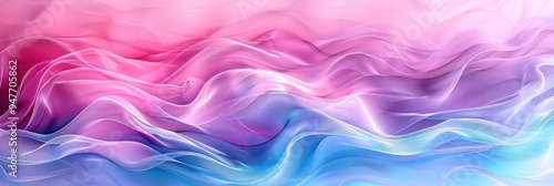 Wallpaper Mural Abstract Wavy Background in Pink and Blue Torontodigital.ca