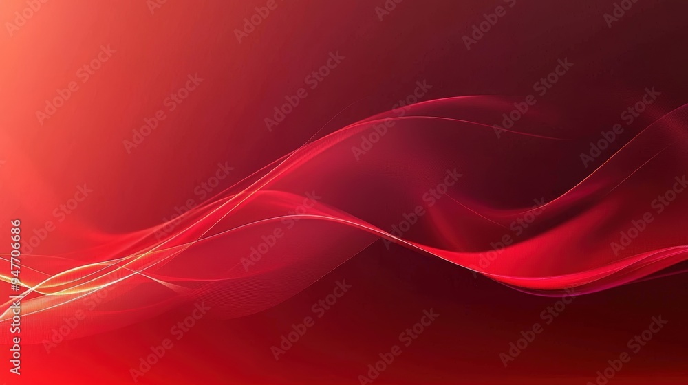 Abstract red and white waves Abstract red and white waves