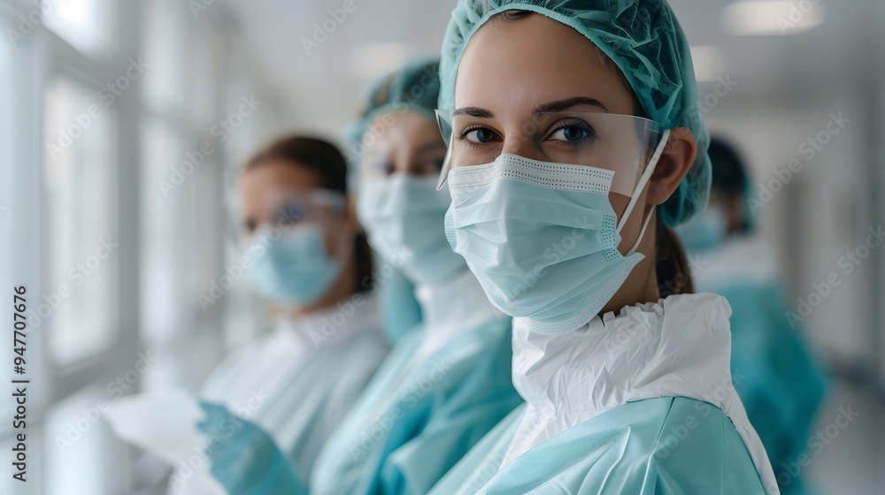 Healthcare Workers in Protective Gear Healthcare Workers in Protective Gear