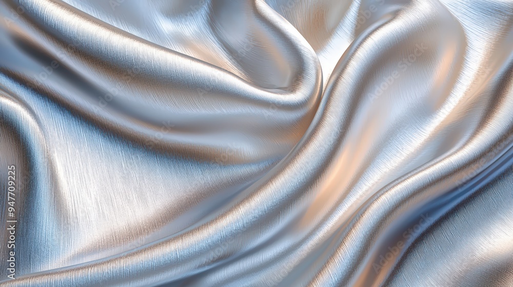 Obraz premium Soft, silky fabric drapes