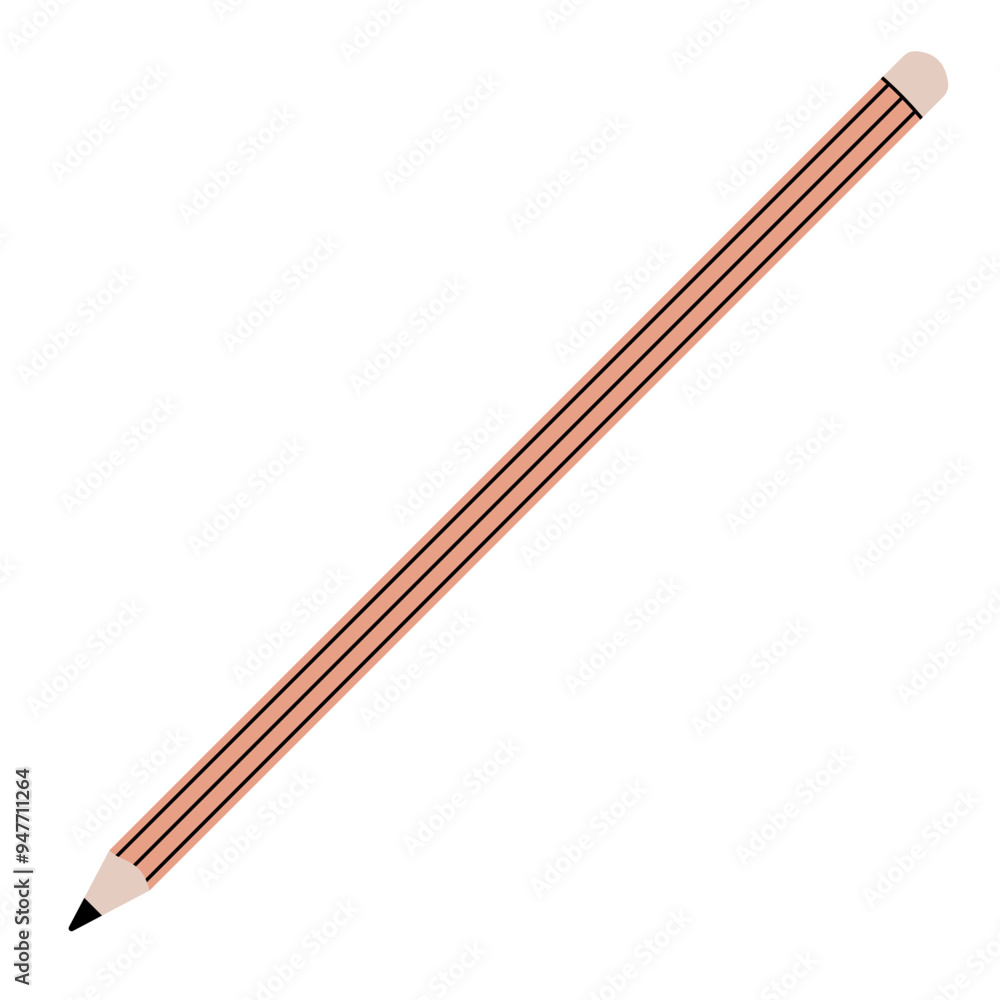Pencil suitable for designs related to offices, schools, education, and accounting, which use stationery Pencil suitable for designs related to offices, schools, education, and accounting, which use stationery
