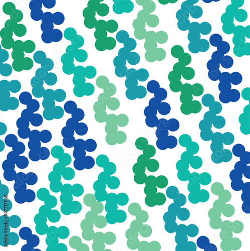Simulation of protein groups, molecular compounds or sticky atoms.