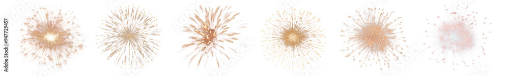 Firework effect png cut out element set Firework effect png cut out element set