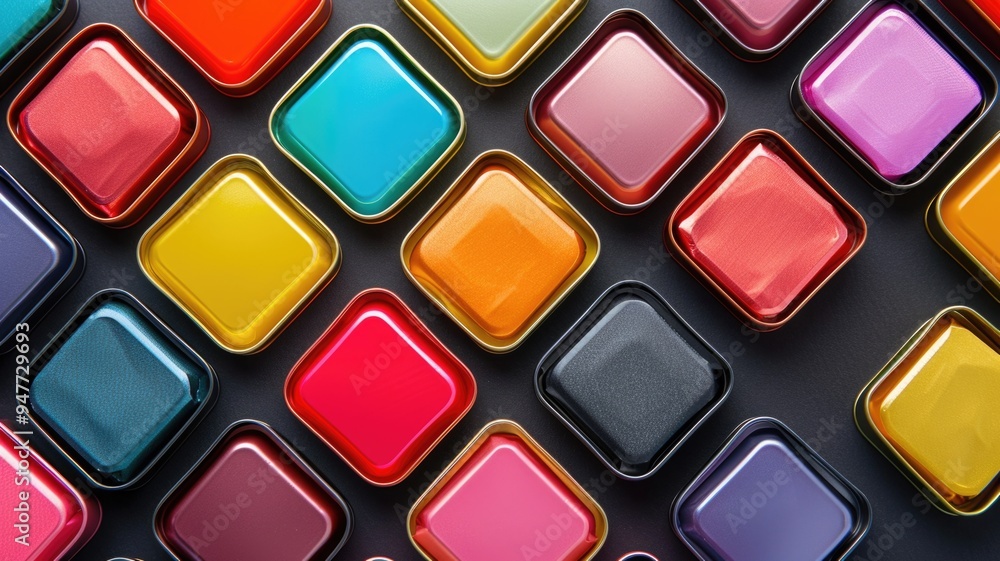 collection of colorful tins of nicotine pouches arranged neatly collection of colorful tins of nicotine pouches arranged neatly