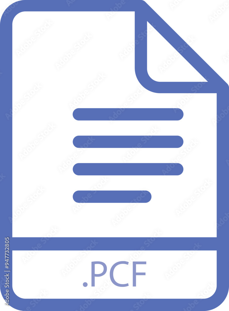 PCF File minimall icon PCF File minimall icon