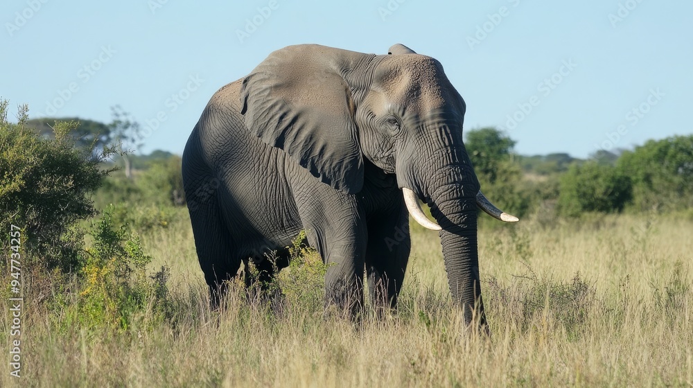 Fototapeta premium African elephant in Kruger Park