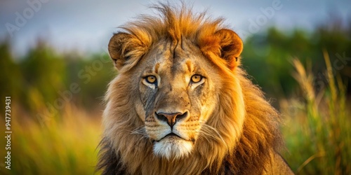 Close up photo of a lion in the wild, wildlife, lion, nature, safari, predator, carnivore, majestic, animal, mammal