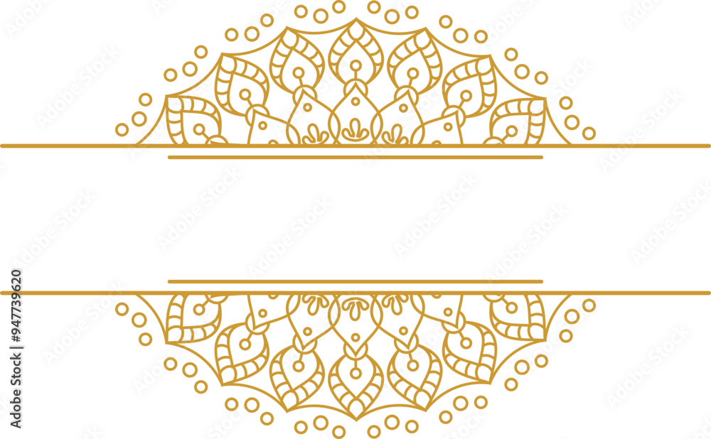 Fototapeta premium Mandala Art Frame