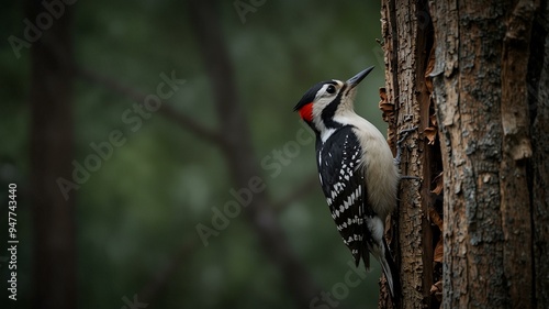 Bird , hairy woodpecker