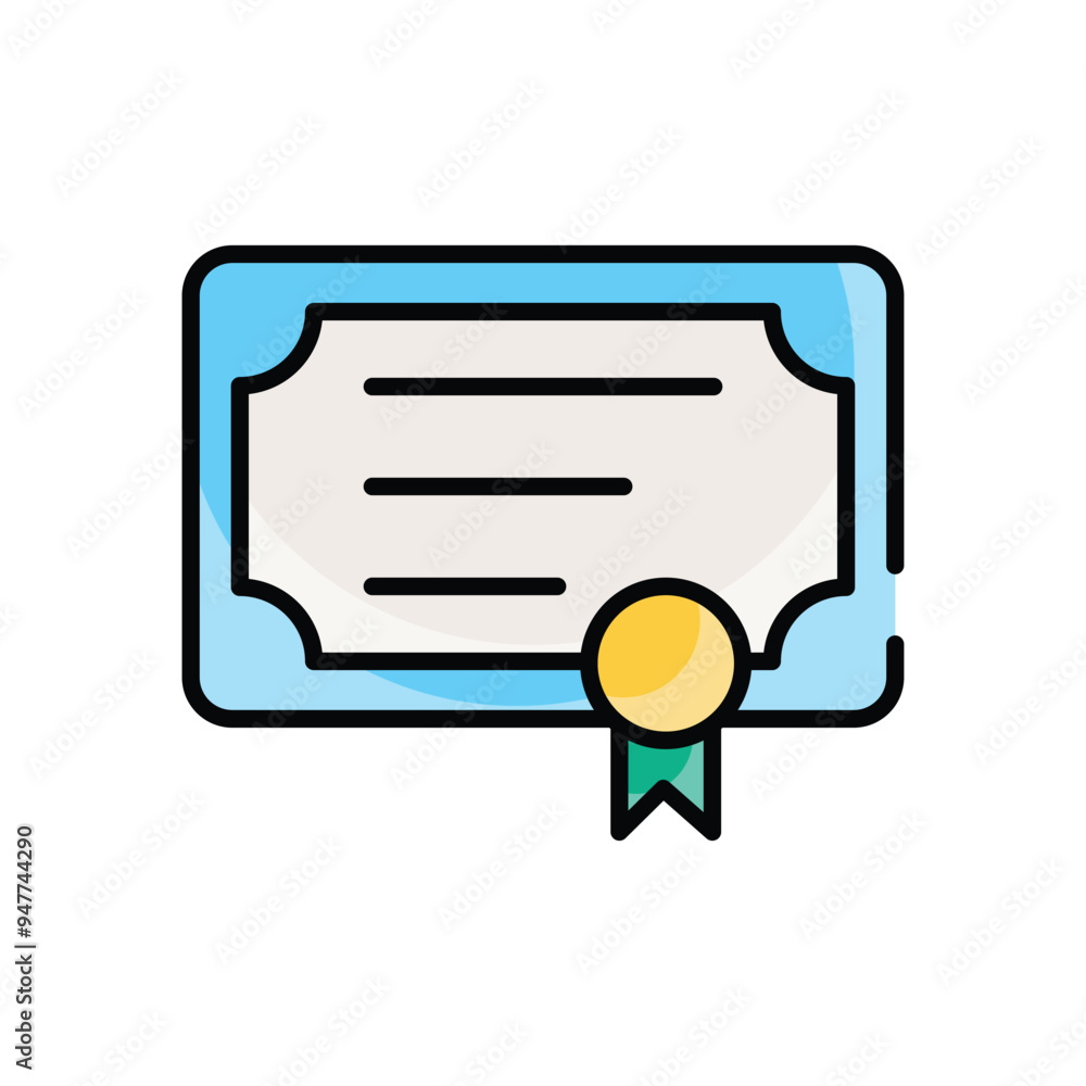 Diploma vector icon Diploma vector icon