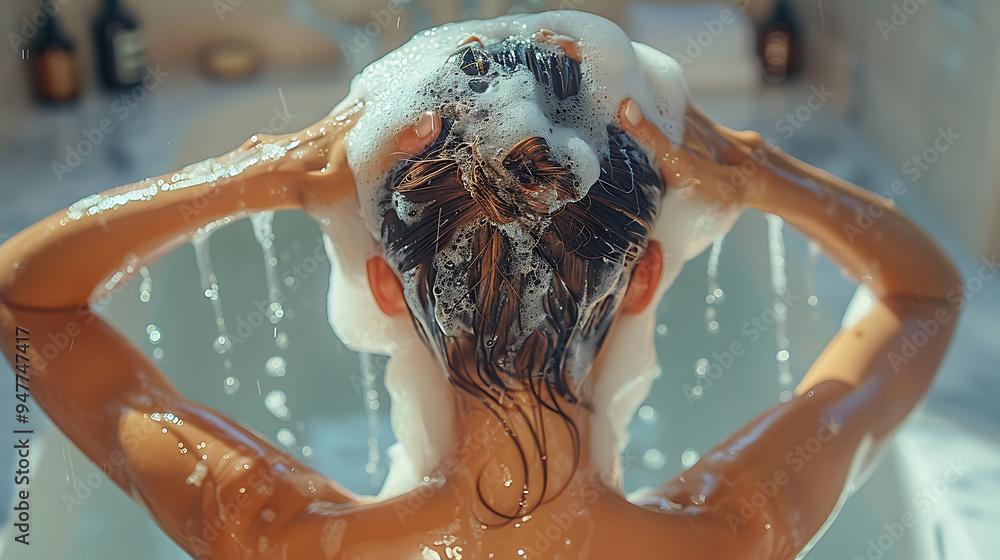 People are washing their hair.