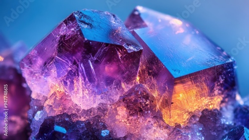 Alexandrite closeup display...