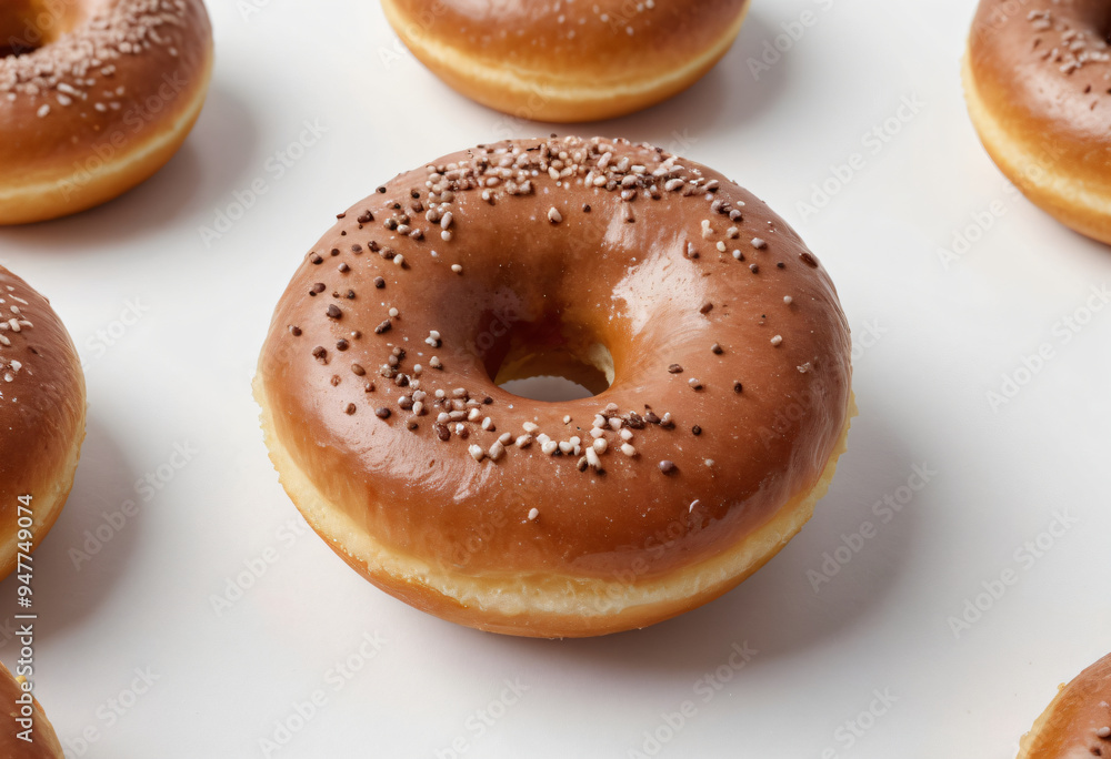 Close up photo donut