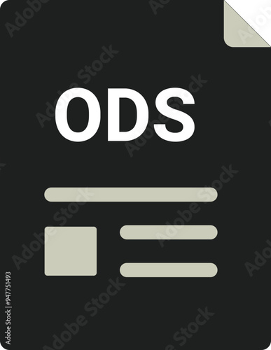 ODS file icon with symbols