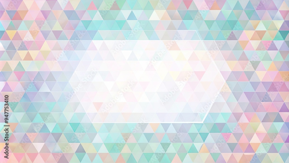 Pastel geometric shapes forming a mosaic background Pastel geometric shapes forming a mosaic background