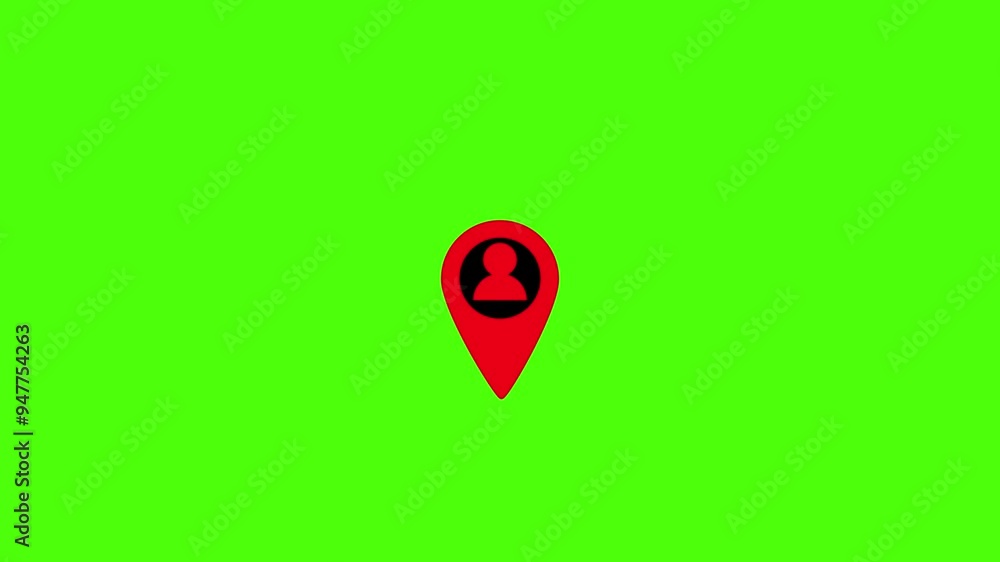 Location indicator and location icon animation.Appearing pointer for a map. Point of interest. Sign and pin to indicate the route. Location indicator and location icon animation.Appearing pointer for a map. Point of interest. Sign and pin to indicate the route.