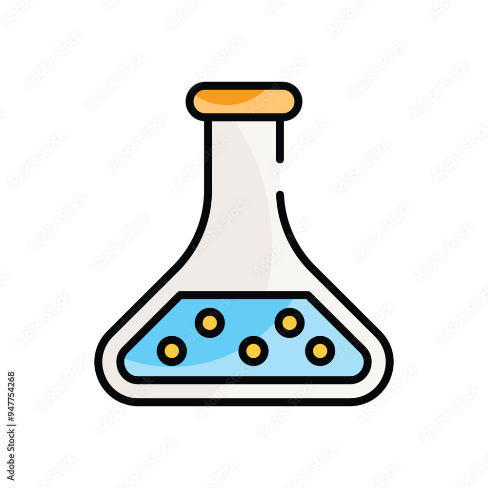 Science Flask vector icon Science Flask vector icon