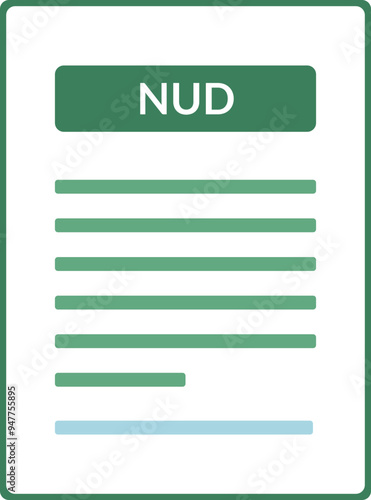 NUD Contract document icon