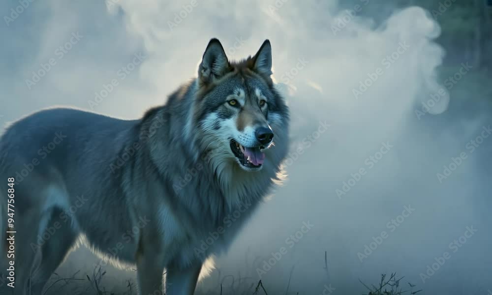 wolf in the forest wolf in the forest