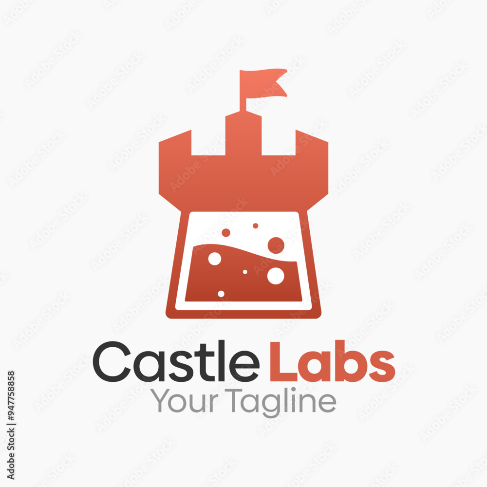 Castle Labs Logo Design Template. Good for Business, Agency, Community and Organization Castle Labs Logo Design Template. Good for Business, Agency, Community and Organization