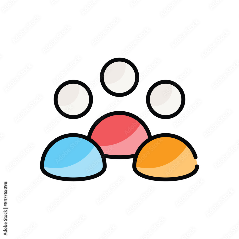 Study Group vector icon Study Group vector icon