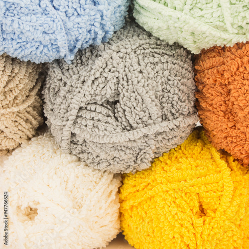 Yarn for knitting and crocheting