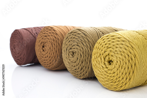 Yarn for knitting and crocheting