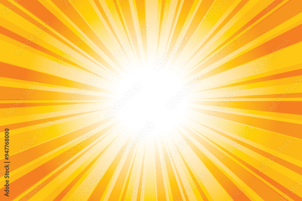Abstract bright yellow pramge sun rays background. Yellow sunburst background with glowing light rays. Bright rays background for summer themes, energy concepts and vibrant designs. Abstract bright yellow pramge sun rays background. Yellow sunburst background with glowing light rays. Bright rays background for summer themes, energy concepts and vibrant designs.