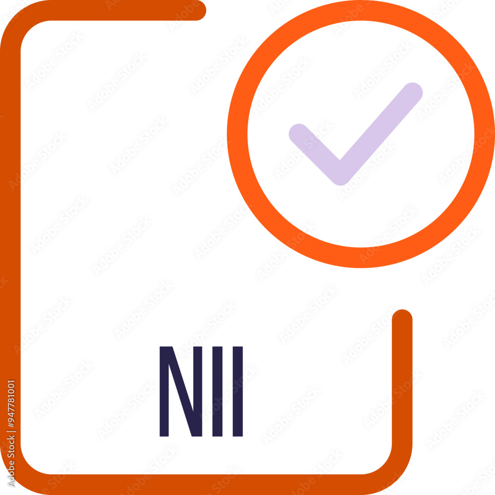 NII File icon with checked NII File icon with checked