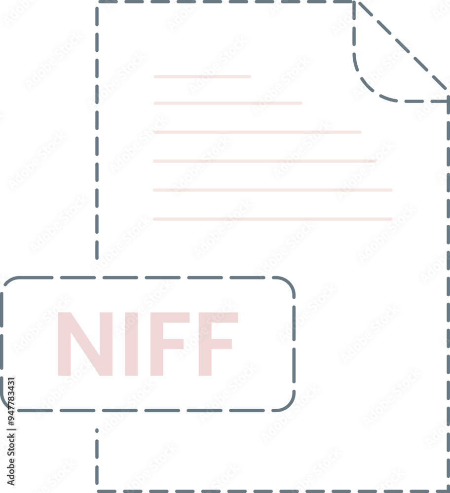 NIFF icon black rounded dashed outline NIFF icon black rounded dashed outline