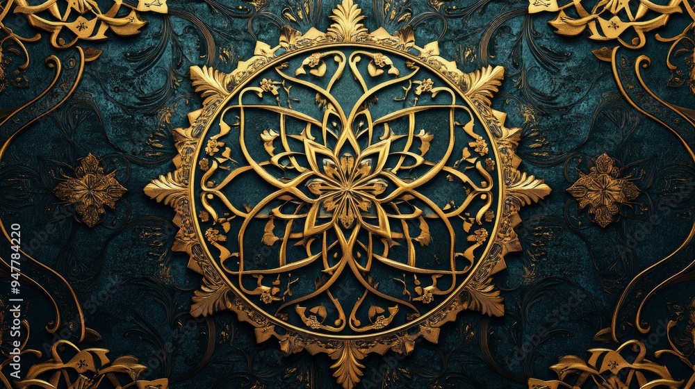 Arabic Style Background with generative ai Arabic Style Background with generative ai