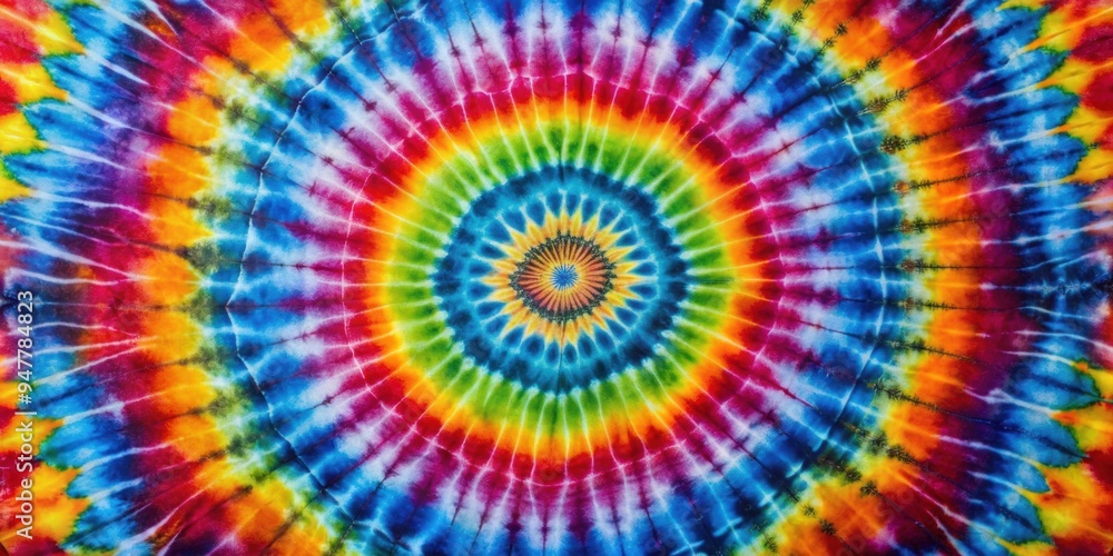 Vibrant tie-dye tapestry with unique design , tie-dye, tapestry, vibrant, colorful, fabric dyes, handcrafted, artisan