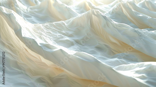 Wallpaper Mural Crumbled paper textures in various shapes and sizes, arranged dynamically for an abstract pattern Torontodigital.ca