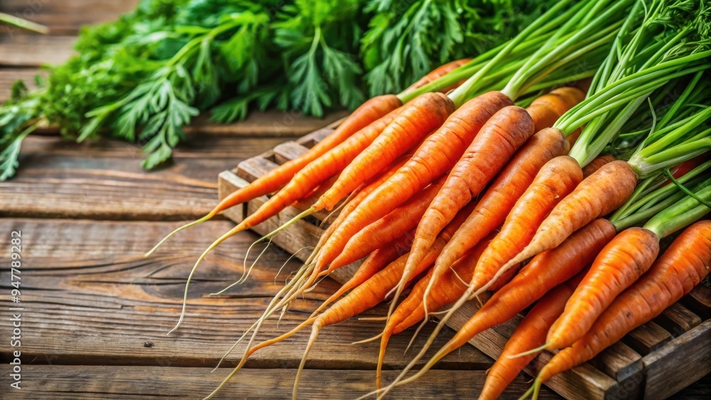 Freshly harvested small carrots from the garden at the farm market, carrots, farm market, fresh, organic, vegetables Freshly harvested small carrots from the garden at the farm market, carrots, farm market, fresh, organic, vegetables