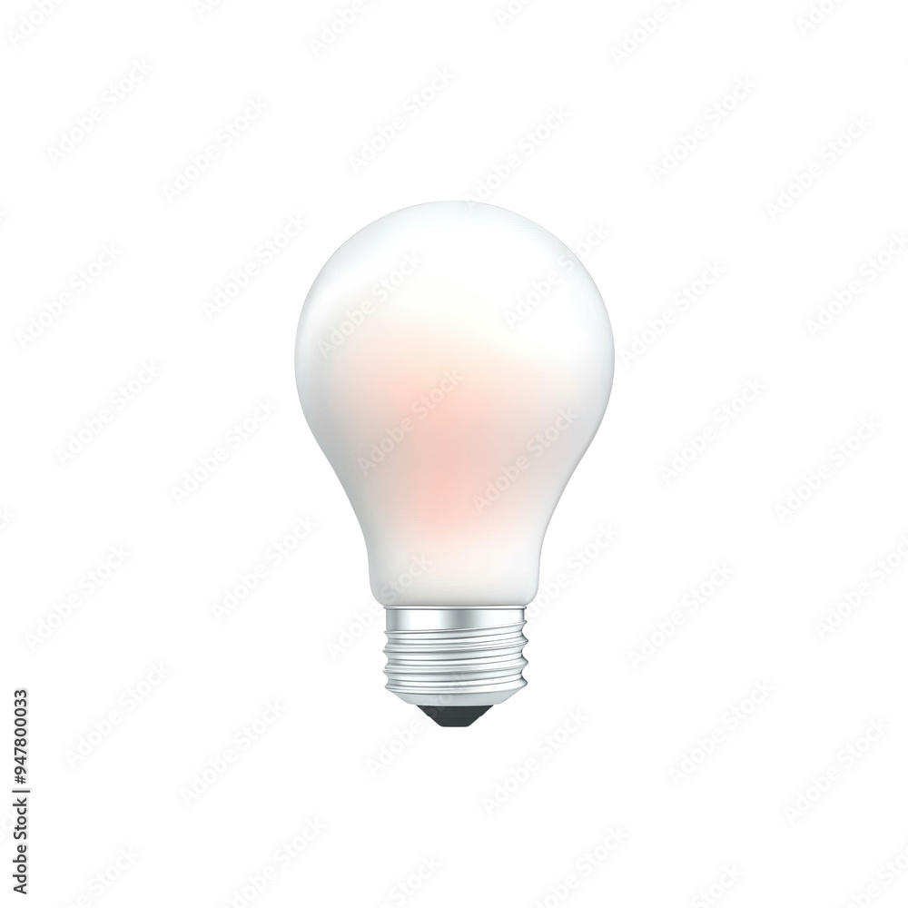 Light bulb with warm light Light bulb with warm light
