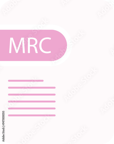 MRC File icon deep and minimal photo