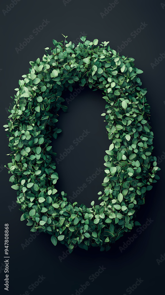 Green leaf ring simple design Green leaf ring simple design