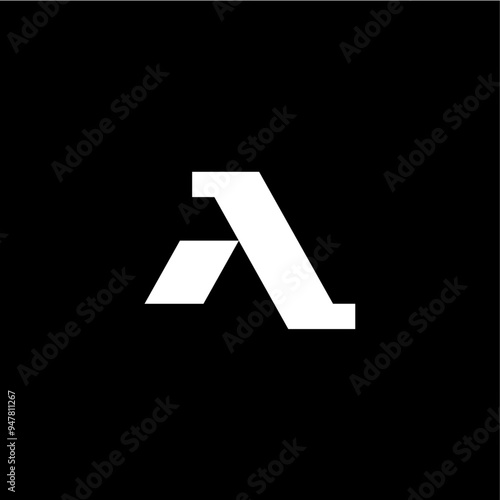 Foto lambda logo vector icon illustration
