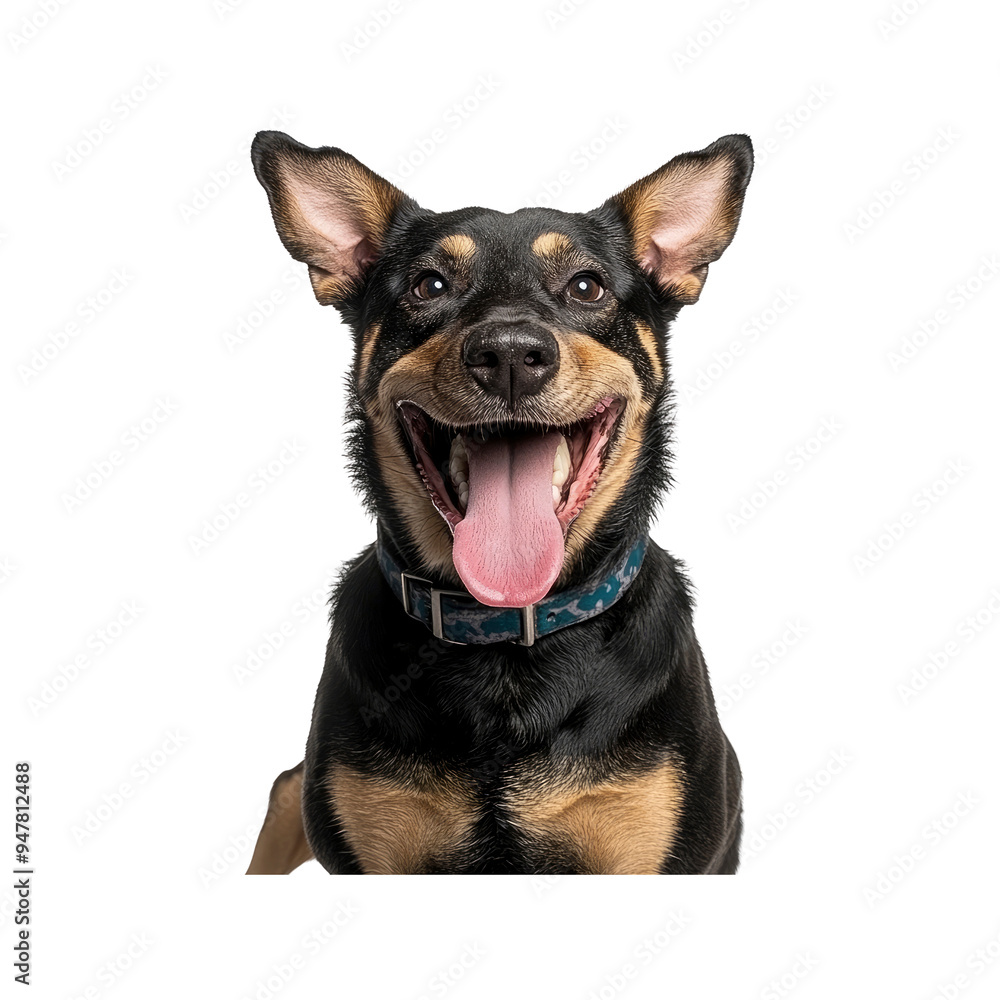 Happy Dog with Tongue Out Happy Dog with Tongue Out