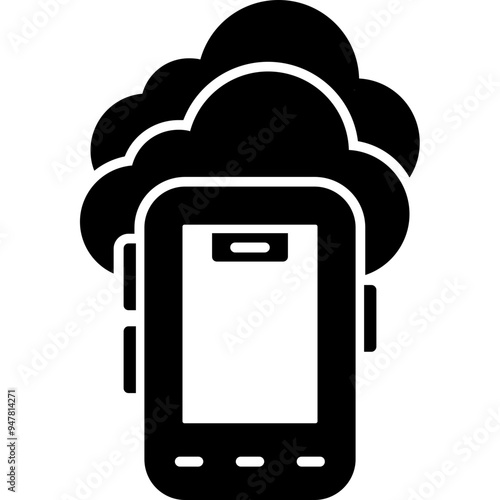 Cloud Based Calling Icon