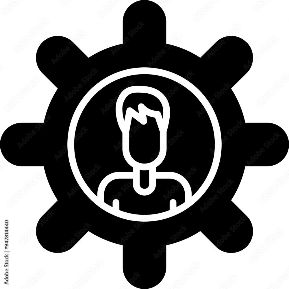 Customer Relationship Manager Icon Customer Relationship Manager Icon