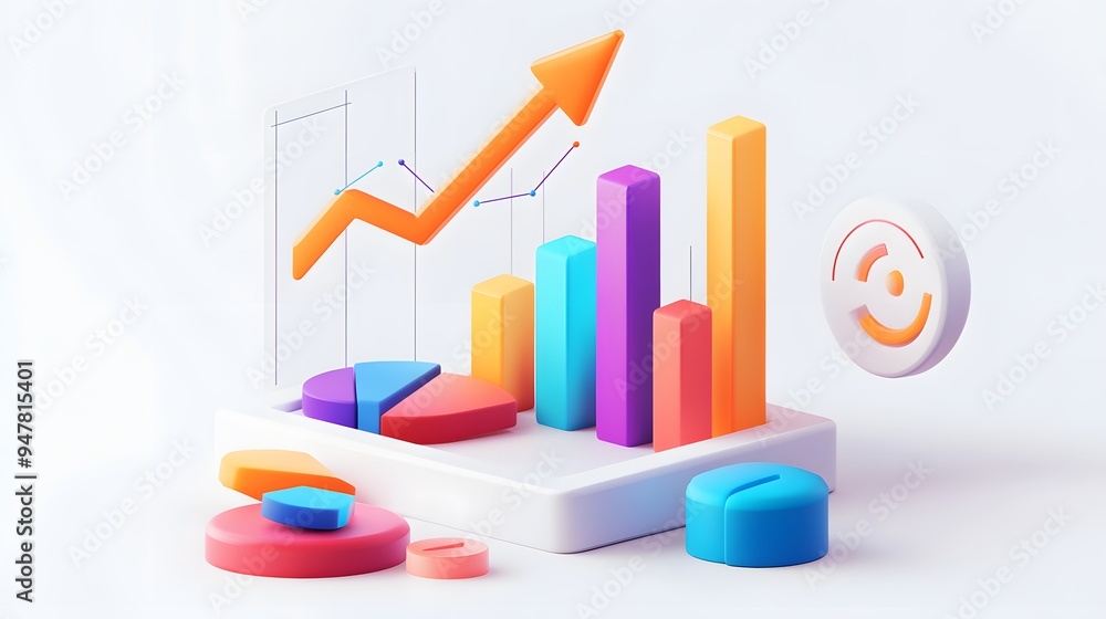 lying composition 3d icon, UI icon, a chart icon, bar chart has a rising arrow on it, bar chart, pie chart, a rising arrow, frosted glass, transparent, white background, transparent technology sense
lying composition 3d icon, UI icon, a chart icon, bar chart has a rising arrow on it, bar chart, pie chart, a rising arrow, frosted glass, transparent, white background, transparent technology sense