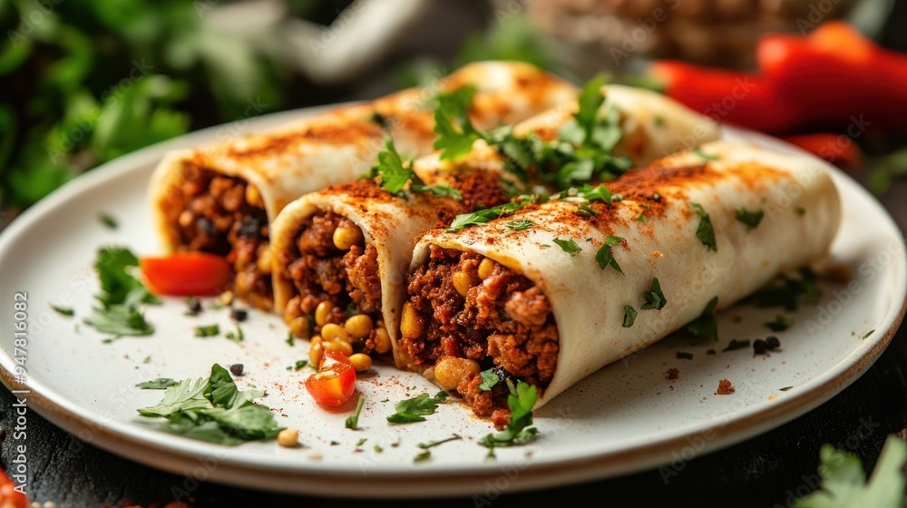 Delicious Mexican Burritos Delicious Mexican Burritos